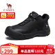 駱駝（CAMEL）鎖溫保暖防潑水抓地軟彈休閑戶(hù)外徒步鞋男 G15WX48067 黑色 43