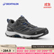 迪卡儂（DECATHLON）鞋登山鞋男戶(hù)外防滑透氣耐磨女運動(dòng)鞋低幫旅游徒步鞋ODS MH100 男款-黑灰色 42