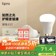 liproLED燈泡家用臺燈吊燈E27大螺口超亮光源螺旋球泡8W/4000k