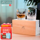 KAGAMI【現貨】日本進(jìn)口水晶玻璃威士忌杯斜紋切子杯洋酒杯子洛克杯禮物 260ml 2只 斜紋洛克杯x(原裝木盒)