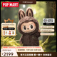 泡泡瑪特POPMART 拉布布LABUBU系列春天野夏日野情人節mokoko毛絨搪膠禮物 Zimomo大首領(lǐng)（58cm）