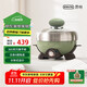 ERNTE昂特小綠鍋 1L電火鍋 電熱鍋 電煎鍋 家用多功能鍋 適合1~2人 家用 EHP-1901-OG 橄欖綠