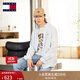 TOMMY JEANS【棉麻混紡】25春夏新款男裝純色商務(wù)休閑簡(jiǎn)約長(cháng)袖襯衫外套 淡藍色C3Q XS