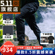 5.11（TACTICAL SERIES ）春秋戶(hù)外運動(dòng)休閑長(cháng)褲511格子布艾肯長(cháng)褲男防潑水耐磨戰術(shù)褲74521 724深藍 34-30腰圍約2尺7-2尺8 褲長(cháng)約103