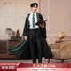 哈利·波特魔法袍霍格沃茨學(xué)院魔法袍格蘭芬多披風(fēng)長(cháng)袍COS衣服生日禮物正版 斯萊特林【贈霍格沃茨禮包】 L