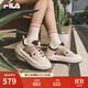FILA 斐樂(lè )官方女鞋CACTI 摩登板鞋2025秋季新款仙掌鞋時(shí)尚運動(dòng)休閑鞋 杏仁奶白/可可赤棕-AC 37.5