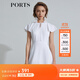 PORTS寶姿 商場(chǎng)同款新品女裝甜美荷葉系帶連衣裙三醋纖SL8D049KWB008 白色 M 6