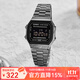 卡西歐（CASIO）手表 小春同款 情侶經(jīng)典復古小方塊 時(shí)尚學(xué)生表小金表 A168WGG-1B 男款