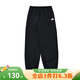 adidas阿迪達斯春秋新款男兒童褲子大童寬松黑色梭織長(cháng)褲休閑褲JC9762 KS0639 152