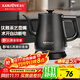 金灶（KAMJOVE） 茶藝專(zhuān)用泡茶燒水壺優(yōu)雅長(cháng)嘴電熱水壺隨手泡開(kāi)水壺自動(dòng)斷電熱水壺煮水壺家用1L 1L T-93（磨砂黑色）