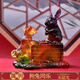 騰涵集雅軒宋韶光大師2026馬年吉祥物生肖屬狗 狗兔同樂(lè ) 琉璃擺件禮品 擺件款
