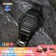 卡西歐（CASIO）【送禮物】男表G-SHOCK東京暮色小方塊金銀磚太陽(yáng)能運動(dòng)電子腕表 GMW-B5000GD-1鋼黑-全國聯(lián)保