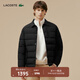 LACOSTE法國鱷魚(yú)男裝秋冬款黑色休閑寬松百搭翻領(lǐng)外套|BH2383 031/黑色 M 50/175