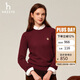 哈吉斯（HAZZYS）女裝時(shí)尚羊毛衫女ABYSD0BCX01 酒紅色WN 165/88A40