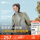 蕉下（beneunder）外套女春秋防風(fēng)羊羔絨保暖戶(hù)外運動(dòng)PO89024冷茶灰L