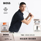 BOSS博斯【速干涼感】男士2025年夏季新款棉質(zhì)網(wǎng)球運動(dòng)Polo 衫 402-深藍色 L