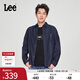 Lee標準版翻領(lǐng)經(jīng)典工裝設計男士長(cháng)袖牛仔襯衫日常休閑潮流LMT009 清水洗 L