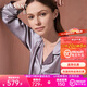 金三塔真絲睡衣女100%桑蠶絲外穿絲滑親膚兩件套睡褲居家服禮物 19姆米高級灰 L