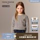 Teenie Weenie Kids小熊童裝25新款秋冬男女童寶寶羊毛衫套頭毛衣 花灰色 165 cm