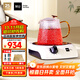 米技（MIJI）電陶爐電磁爐 德國米技爐 精致小巧 電煮茶爐 圍爐煮茶 家用辦公便攜小型茶爐 I900白色 900W