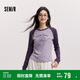 森馬（Semir）長袖T恤女拼色插肩袖小狗套頭衫鹽系潮冬季抓毛衣服101724101010