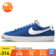 耐克NIKE休閑鞋男子復古經(jīng)典BLAZER LOW運動(dòng)鞋DA7254-401藍42