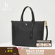 哈吉斯（HAZZYS）女包 秋季款款女輕便簡(jiǎn)約斜挎手提托特包ALKS2FBSE02 灰色GE 00