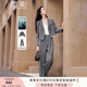 香影高級感輕職場西裝套裝女春秋2025新款西服外套褲子灰色兩件套 灰色 L