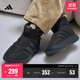 adidas ADIPUFF面包鞋保暖防滑耐磨柔軟中幫棉鞋阿迪達斯輕運動(dòng)   黑色/碳黑/皇家藍   43