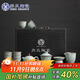 蘇氏陶瓷（SUSHI CERAMICS）汝窯冰花釉茶具套裝開(kāi)片可養金線(xiàn)泡茶壺三才蓋碗8高檔禮盒節日禮