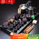 祥業(yè)紫砂茶具整套裝泡茶器全套茶盤(pán)帶燒水壺一體實(shí)木茶臺汝窯茶壺高檔 馬到成功茶盤(pán)+紫砂茶具+電器 以款式第一張主圖為準