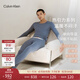 Calvin Klein內衣【CK熱引力保暖內衣】秋冬男ck排汗透氣發(fā)熱打底秋衣秋褲套裝 男士套裝-5BX-陶瓷藍 L +L