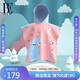 范德安（BALNEAIRE）高端小怪獸系列兒童浴巾連帽斗篷速干巾寶寶浴袍防曬度假糖果粉