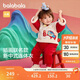 巴拉巴拉寶寶連體衣新生嬰兒哈衣爬服兒童衣服2025新年季夾棉209125120202