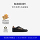 博柏利（BURBERRY）【明星同款】男鞋 皮革拼格紋 Terrace 運動(dòng)鞋