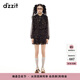 DZZIT地素襯衫2025春季新款雪紡花布星星滿印精致上衣女3J1C4156W 黃褐色 S