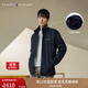 TOMMY HILFIGER【潮流風(fēng)衣款】出走都市25秋冬男軟殼夾克/防水可收納帽外套 【風(fēng)衣款軟殼夾克】午夜藍FAP XL （推薦：165-180斤）