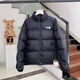 北面羽王莆田1996美版TNF防風(fēng)防水羽絨服男女90白鴨絨保暖加厚外套面包服 1996美版純原-黑色 XL 推薦體重140~160