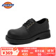 Dickies【明星同款】皮鞋休閑鞋復古英倫風(fēng)工裝鞋情侶款 黑色 41