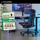 赫曼米勒（HERMAN MILLER） xLogitechx羅技G聯(lián)名Embody電競(jìng)椅 人體工學(xué)椅 電腦椅久坐不累 青藍(lán)色