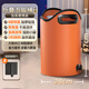 YIWEI泡腳桶可折疊保溫養生洗腳盆高深過(guò)小腿家用足浴盆便攜式泡腳神器 【SPA溫感式/8層鎖溫/折疊足浴桶】大號橙色+收納掛鉤