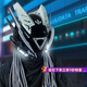 蒂米妮賽博朋克機械頭盔鐵血戰士cosplay面罩機能風(fēng)科技感蹦迪發(fā)光面具 白三角臟辮+側燈+頭套掛飾