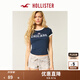 HOLLISTER25夏季新款Y2K美式辣妹迷彩運動熱褲短褲女裝KI349-5227 白色印花 XXS (160/58A)標準版