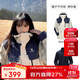 駱駝（CAMEL）戶(hù)外工裝ICON沖鋒衣女三合一可拆卸防水保暖外套[山野]A1W23a1107