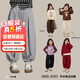 LUSON陳大豬女童褲子春秋2025新款兒童運動(dòng)褲休閑束腳百搭衛褲