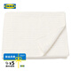 宜家（IKEA）VAGSJON沃格遜純棉浴巾家用毛巾吸水洗澡用裹巾成人 浴巾白色70x140cm 1條