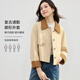 韓都衣舍【巴恩風(fēng)撞色時(shí)尚】時(shí)尚通勤撞色外套女秋季2025顯瘦簡(jiǎn)約上衣