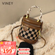 viney包包女包輕奢手提水桶包品牌斜挎單肩包生日禮物高級感送女友老婆