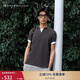 TOMMY HILFIGER25春夏新款男透氣珠地網(wǎng)眼通勤修身短袖T恤/鑲邊翻領(lǐng)POLO衫 【修身款】石墨深灰P7I XL （推薦：155-170斤）