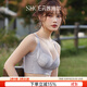 茜施爾（SHCER）無(wú)鋼圈內衣女小胸聚攏上托胸罩收副乳文胸調整型A3832W 暮山紫 80B （80B/80C可穿）